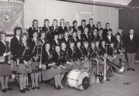 Skolekorpset Sola 1963
